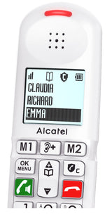 Teléfono  Alcatel Xl685 Duo Ewe Analógico Identificador De Llamadas Negro