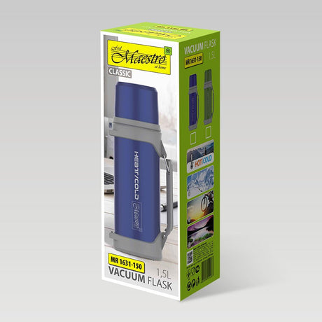 EAN 4897144670833 - Maestro MR-1631 termo 1,5 L Azul, Gris imagen 4