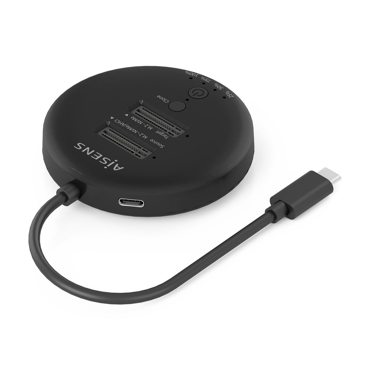 EAN 8435739903308 - AISENS ASDS-2M2N05-BK base de conexión para disco duro USB 3.2 Gen 2 (3.1 Gen 2) Type-C imagen 3