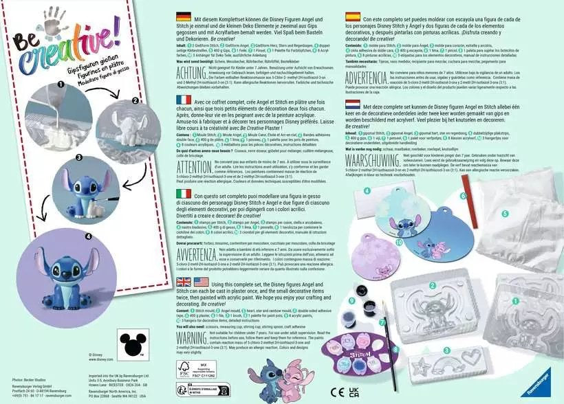 Puntada De Yeso Recreativo De Ravensburger, Artesanías 23877