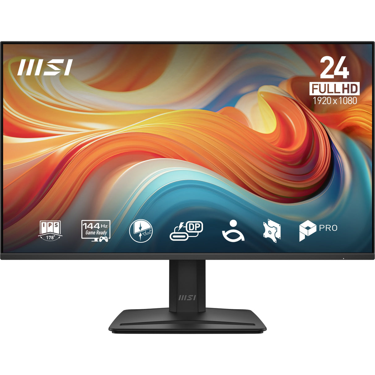 Msi Pro Mp242 E14a 23.8" Ips Fhd 16:9 144hz 300cd M2 1ms Hdmi Dp Vga
