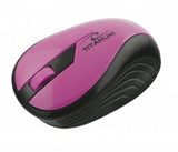Titanum Tm114p Rainbow - Ratón Óptico Inalámbrico 3d 2.4 Ghz 1000 Dpi 3d Rosa