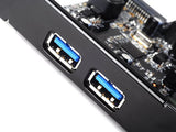 Silverstone  Ec04-E: Tarjeta Pci-E 1x Con 2 Salidas Usb 3.0 Trasera Y Dos Usb 3.0 Internas