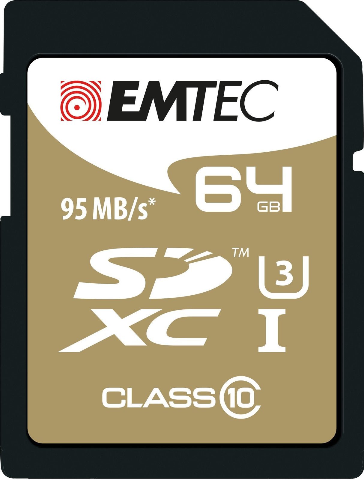Emtec Sd Card  64gb Sdxc (Class10) Speedin + Kartenblister
