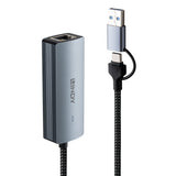 EAN 4002888434157 - Lindy 43415 hub de interfaz USB 3.2 Gen 2 (3.1 Gen 2) Type-C 5000 Mbit/s Gris imagen 3