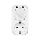 Logilink Enchufe Con Temporizador  Con Sensor Crepúsculo, Blanco