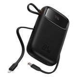 EAN 6932172636296 - Baseus QPOW 2 DUAL KABLOLU 10.000 MAH 22.5W POWERBANK-SIYAH batería externa Litio 10000 mAh Negro imagen 3