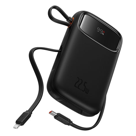 EAN 6932172636296 - Baseus QPOW 2 DUAL KABLOLU 10.000 MAH 22.5W POWERBANK-SIYAH batería externa Litio 10000 mAh Negro imagen 3