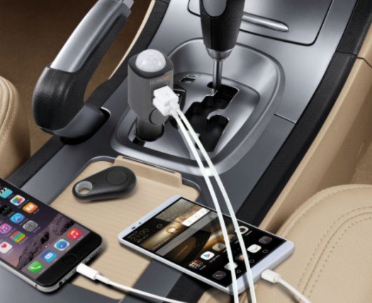 Alarm Samochodowy Z Ladowarka Usb 2 Porty Tx-100