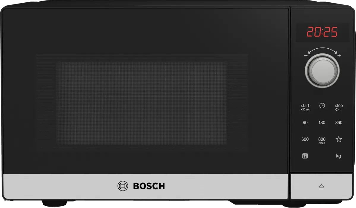 EAN 4242005296835 - Bosch Serie 2 FFL023MS2 microondas Negro, Acero inoxidable Solo microondas Encimera 20 L 800 W imagen 1