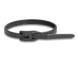 Delock 19467 Brida Para Cables Con Cabeza Plana La 150 X An 3,6 Mm 100 Piezas Negro