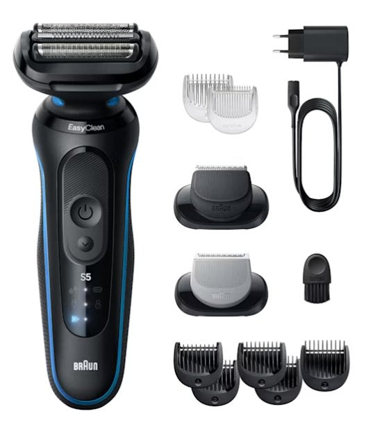 EAN 8700216645249 - Braun Series 5 52-B1650S afeitadora Máquina de afeitar de láminas Recortadora Azul imagen 1