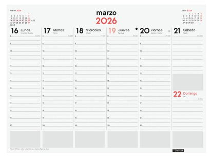 EAN 8422952403180 - Finocam 780240026 planificador imagen 3