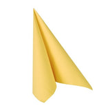 Papstar Royal Collection - Serviette - Tamaño 40 X 40 Cm - Einweg - Amarillo (Paquete De 50)