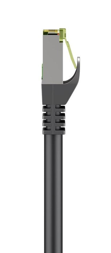 Goobay Ghmt-Zertifiziertes Cat 8.1 3m Cable De Red, S/Ftp (Pimf), Negro