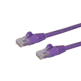 Cable De Red 0.5m Purpura Cat6 Cabl Ethernet Gigabit Sin Enganches