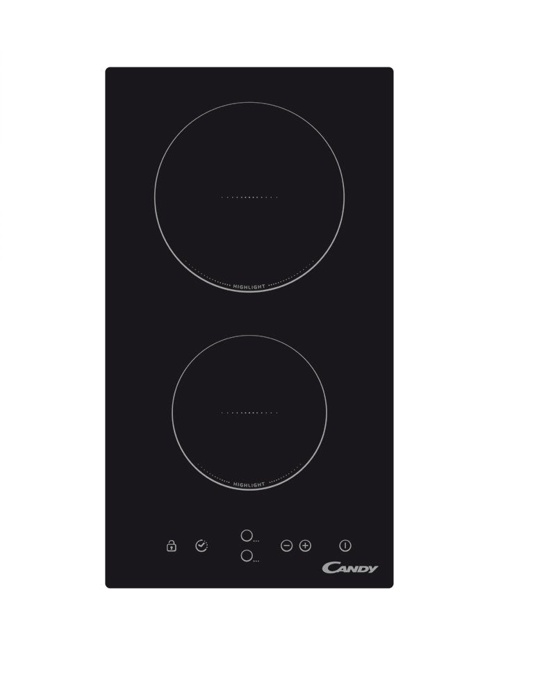 EAN 8016361898424 - Candy Timeless CDH 30 Negro Integrado 28.8 cm Cerámico 2 zona(s) imagen 1