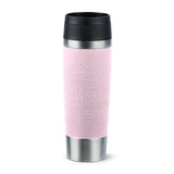 Emsa Travel Mug Taza Térmica Classic Grande Rosa Claro/Acero Inoxidable, 0,5 Litros N2022400