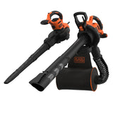 Aspirador Soplador Y Triturador Mochila 3000w Black+Decker