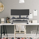 Ergotron Workfit-Tl Escritorio Convertible A Escritorio De Pie Gris Negro Base
