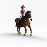 Schleich Horse Club Hannah Y Cayenne, Personaje Brown 42711