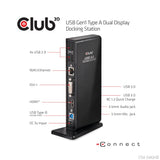 Club3d Sensevision Usb3.0 Dual Display Docking Station