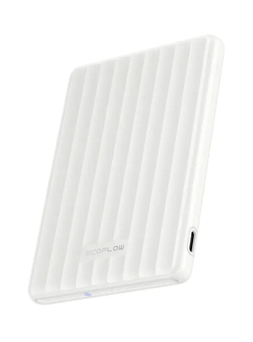 Ecoflow Rapid Mag 5k Powerbank 5000 Mah Qi2 15 W Cablelos X-Cooling Slim White