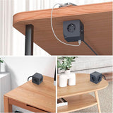 Base 3 Enchufes Cubo Magnetica Con Carga Usb Y Cable Ac Integrado