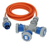 Brennenstuhl Extensión.-Cable Cee 3 Vías Distribuidor 16a 2m