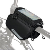 Wozinsky Wbb7bk Bolsa De Bicicleta Para Cuadro + Funda De Teléfono Desmontable Negro