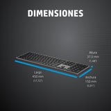 Teclado Español Hp Inalámbrico De Modo Dual 975