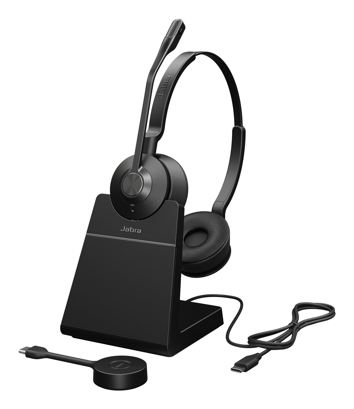 Auriculares Jabra Engage 55 Se Uc Stereo Usb-C Incl. Estación De Carga