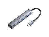 Conceptronic 4-1 Dock Usb-C->2xusb-C 2xusb-A 100wpd Gr