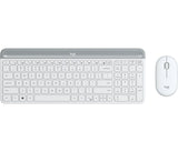 Teclado Alemán Logitech Mk470 Ratón Incluido Usb Qwertz Blanco