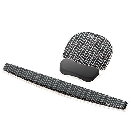 EAN 0043859740734 - Fellowes 9653601 descansa muñecas Gel Negro, Gris imagen 2