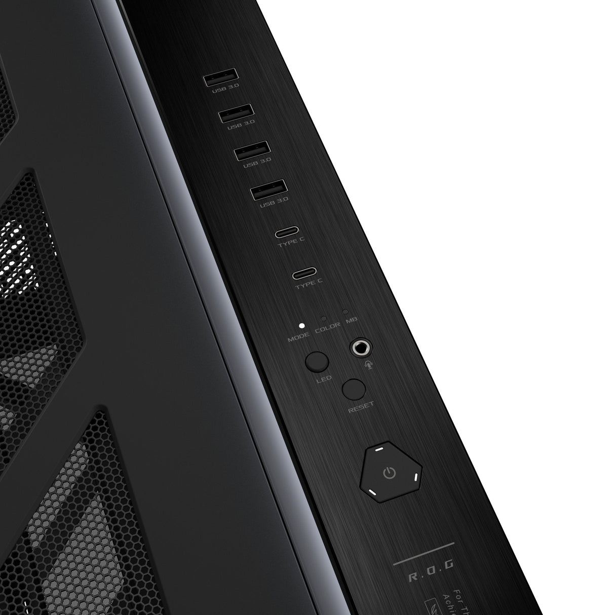 Asus Rog Cronox Gr801 Curve Tg Argb Black Midi Tower Negro