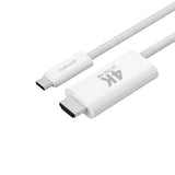 EAN 4252011907700 - 4smarts 540957 cable HDMI 2 m USB C HDMI tipo A (Estándar) Blanco imagen 3