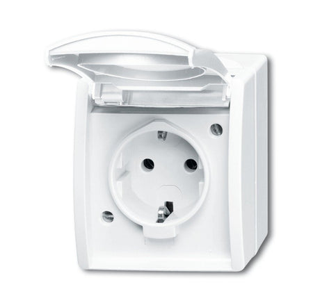 EAN 4011395083727 - Busch-Jaeger 2083-0-0834 toma de corriente CEE 7/3 Blanco imagen 1