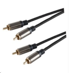 S-Conn Bs20-41255 Cable De Audio 2,5 M 2 X Rca Negro