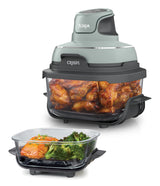 EAN 0622356317634 - Ninja CRISPi Sencillo 4,5 L 1700 W Freidora de aire caliente Verde, Gris, Transparente imagen 5