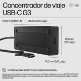 EAN 0197497618105 - HP USB-C Travel Hub G3 Acoplamiento USB 3.2 Gen 1 (3.1 Gen 1) Type-C Negro imagen 5