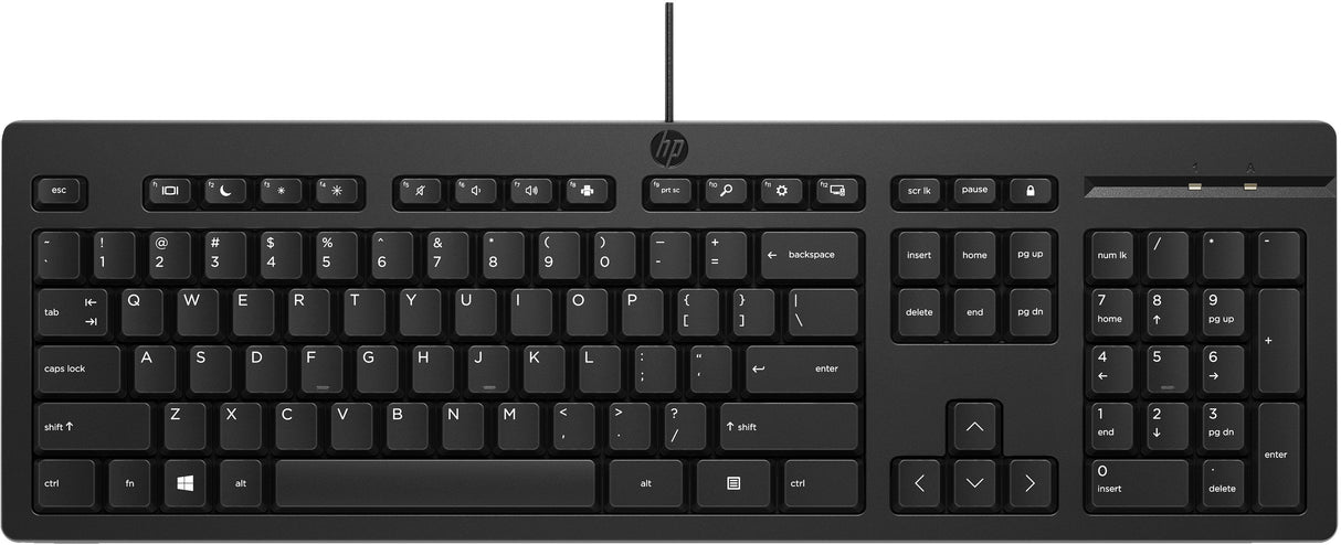 EAN 5715063017371 - HP 125 USB Wired Keyboard teclado Negro imagen 1