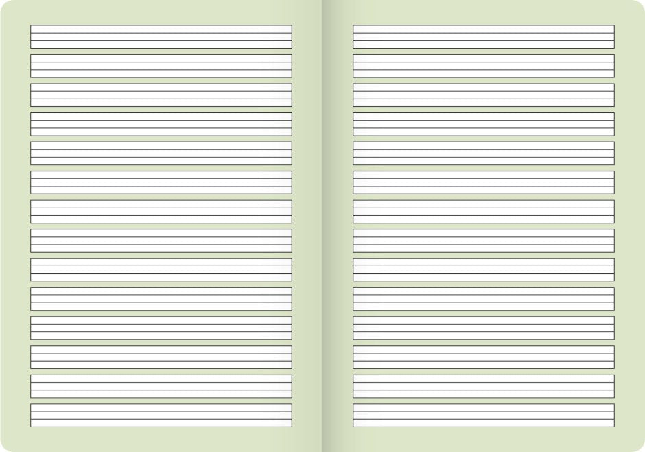 Brunnen Cuaderno Escolar Vivendi Pautado 1 Rayado Din A4 - Material De Oficina - A4