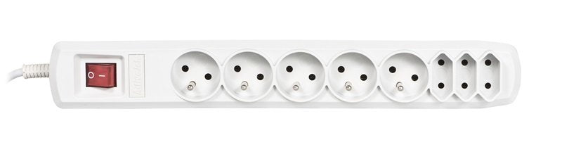 EAN 5901452155452 - Activejet APN-8G/3M-GR base múltiple 8 salidas AC Interior Gris imagen 1