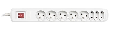 EAN 5901452155469 - Activejet APN-8G/5M-GR base múltiple 8 salidas AC Interior Gris imagen 1