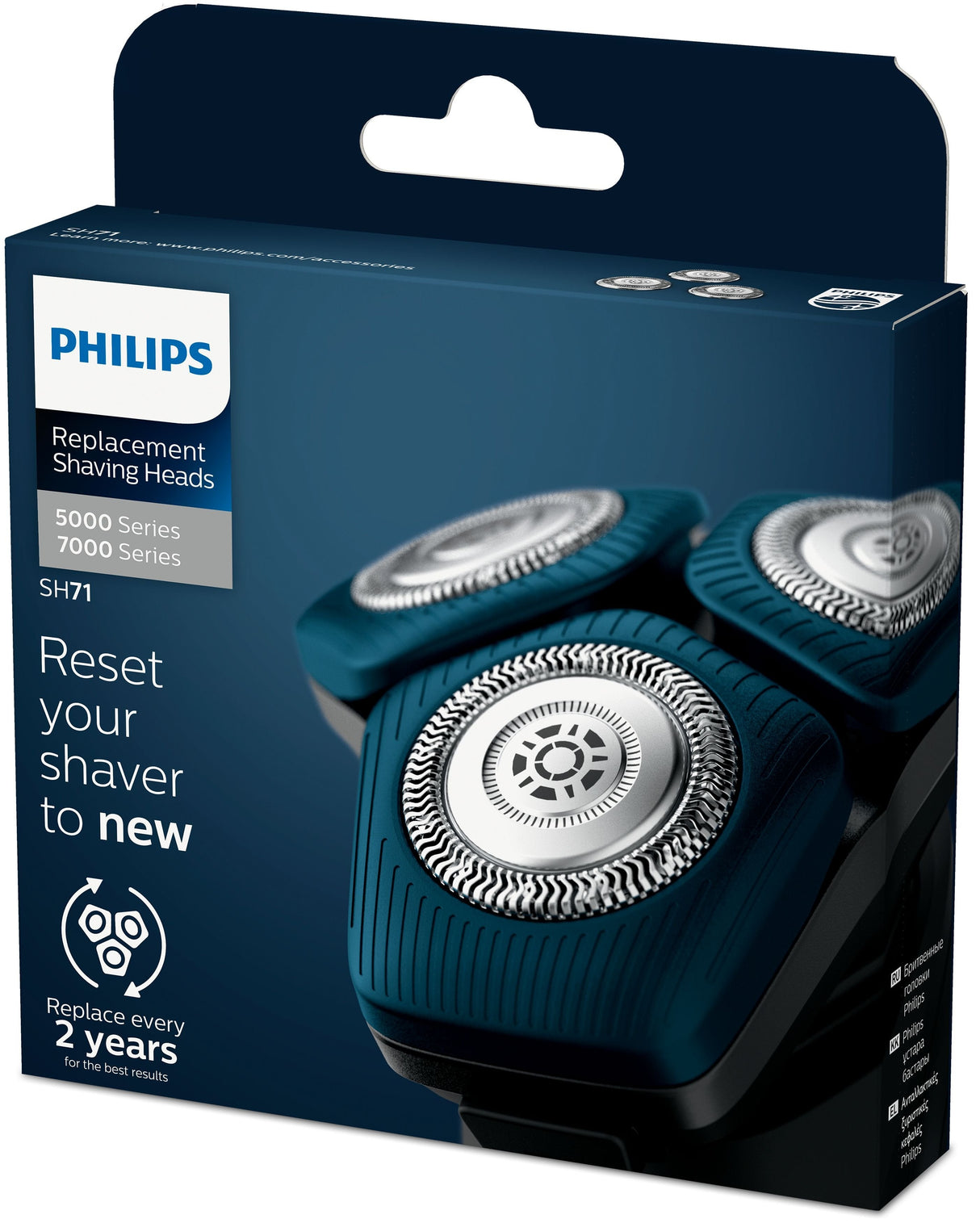 Philips Cuchillas Steelprecision Sustitución De Los Cabezales De Afeitado