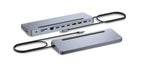 I-Tec Usb-C Metal Ergonomic 4k 3x Display 2x Dp 1x Hdmi Lan Audio Power Delivery 100 W + I-Tec Universal Charger 100 W