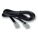 Modularcable Schwarz, 2 X Rj45 (8 8) Stecker, 1:1, 1,0 M
