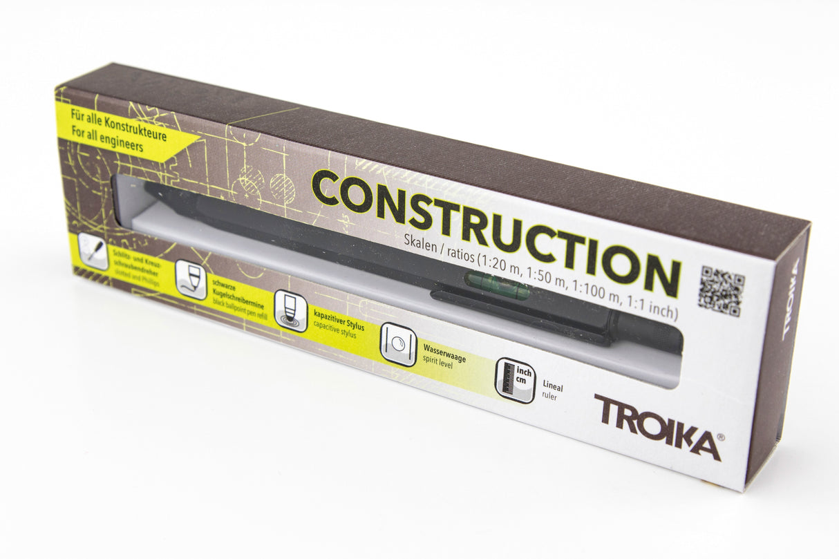 Troika Multitasking-Bolígrafo Conmruction Gold Negro