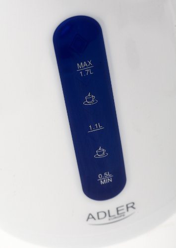 EAN 5908256833166 - Adler AD 1234 tetera eléctrica 1,7 L 2200 W Azul, Blanco imagen 6